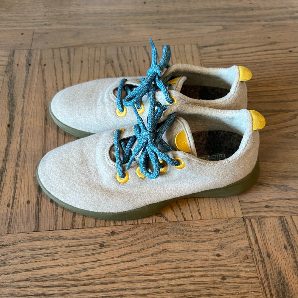 Allbirds Women's Wool Runners Green/Yellow/Blue Comfort Shoes
